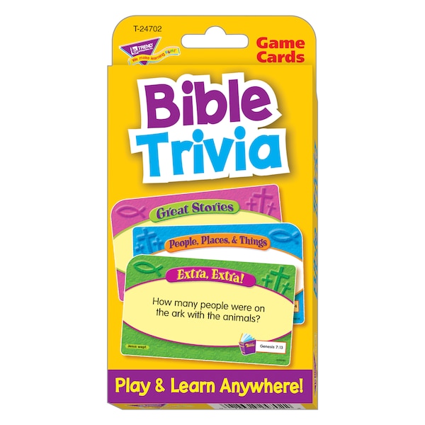 Trend Enterprises Bible Trivia Challenge Cards T24702 - main